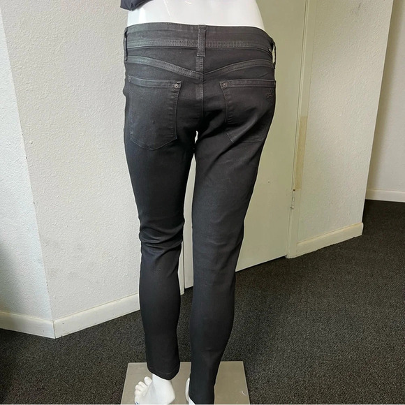 DL1961 Emma Skinny Low Rise Instasculp Black Jeans Sz 29 - Picture 8 of 15